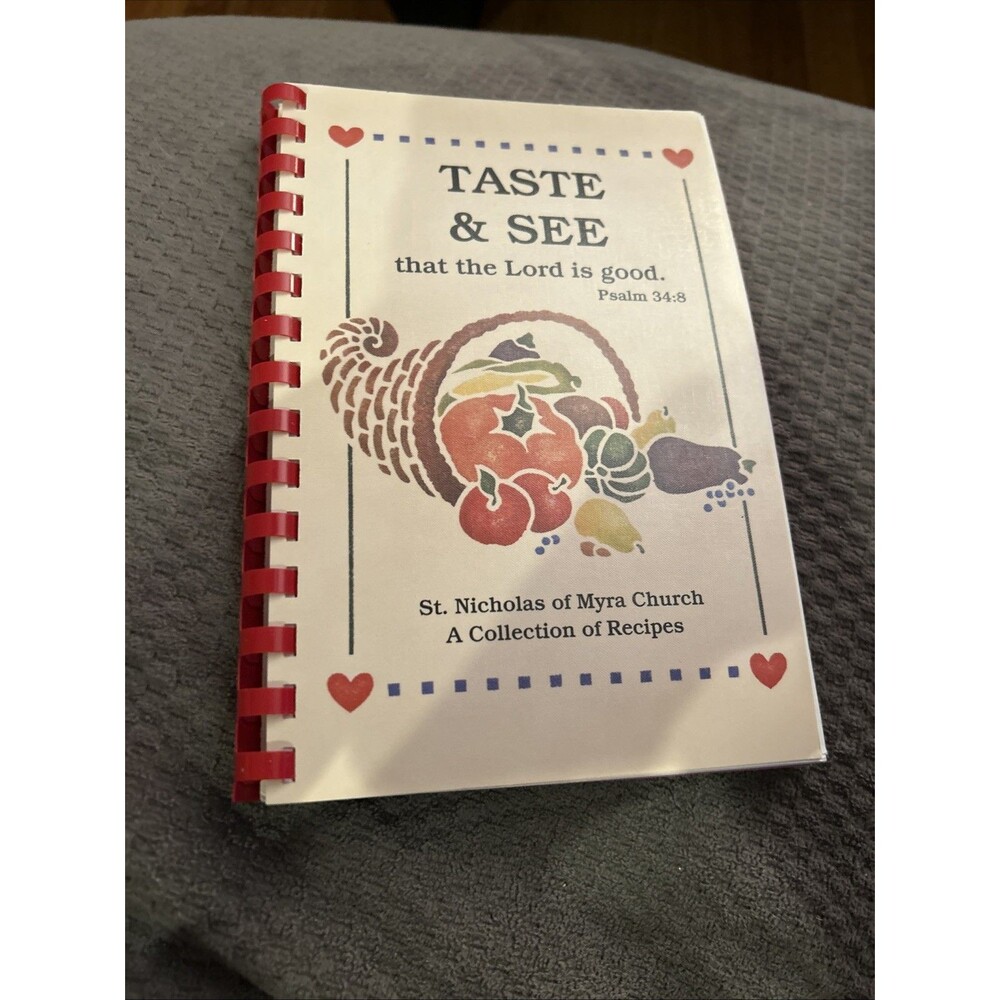 Taste & See That the Lord Is Good Cookbook St. Nicholas Of Myra MA 2020